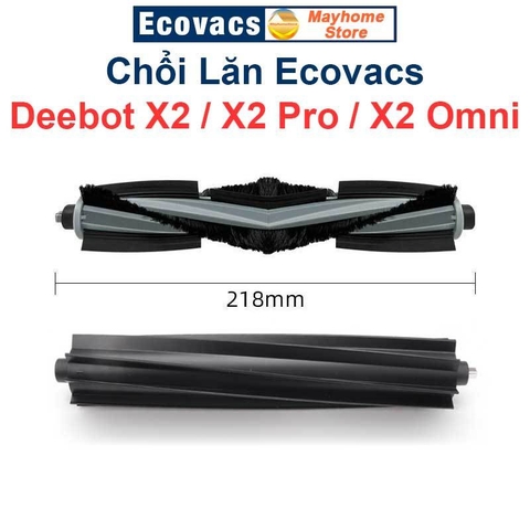 Phụ Kiện Robot Ecovacs Deebot X2 / X2Pro / X2 Omni, Chổi Lăn, Nắp Chặn Chổi Lăn, Đế Gắn Khăn ///