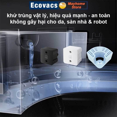 Mô-đun Khử trùng ion bạc Ecovacs Deebot T10 Omni, T10 Turbo, X1 Omni, X1 Turbo, T20, T20 Pro, T20 Omni
