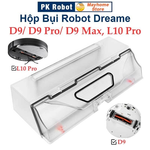 Hộp Bụi Robot Dreame D9/ D9 Max/ D9 Pro, Dreame L10 Pro.