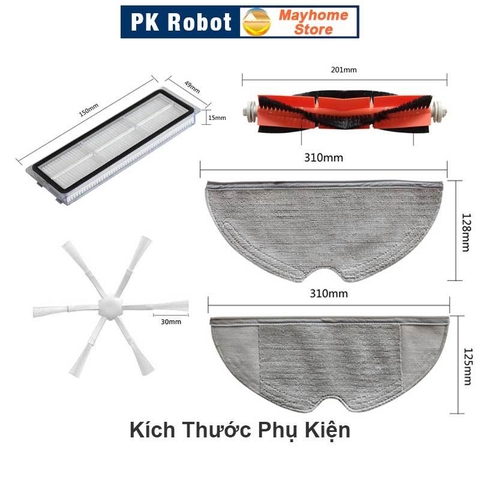 Phụ kiện Robot Mi Robot Vacuum-Mop 2 Model STYTJ03ZHM, Mop2 BHR5055, Mop 2C