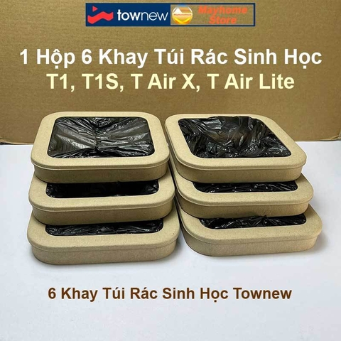 Thùng Rác Tự Động Thông Minh Xiaomi Townew T Air X 13.5L Màu Trắng Nâng Cấp Giảm Tiếng Ồn Cho Phòng Ngủ, Phòng Khách