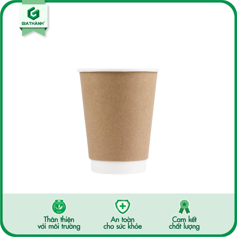 Ly giấy Kraft 9oz - 270ml (Double wall)
