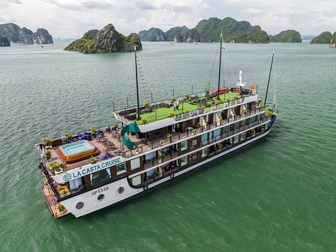 Tour Du Thuyền Vịnh Hạ Long - Lan Hạ 2N1Đ | Du thuyền La Casta Cruise 5 sao