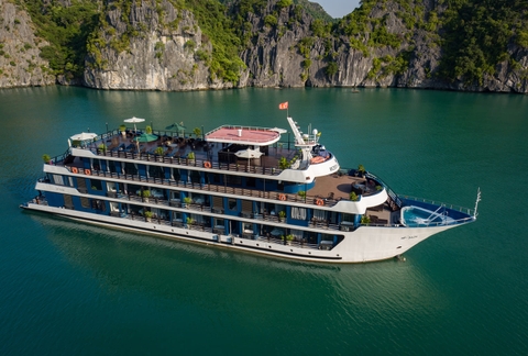 Tour Du thuyền Vịnh Hạ Long - Lan Hạ 2 ngày 1 đêm | Du thuyền 5 sao Rosy Cruise