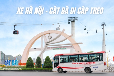 Xe Hà Nội đi Cát Bà | Xe Bus + Cáp treo