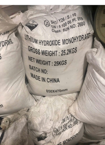 BÁN LITHIUM HIDROXIDE - LiOH