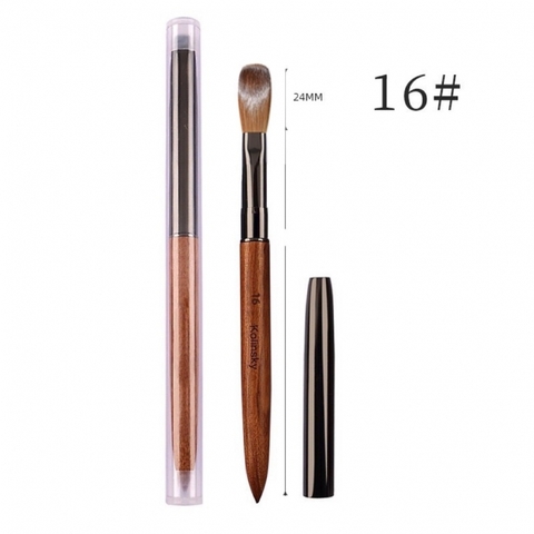 Cọ đắp bột lông chồn #16 Kolinsky cao cấp (5/10/30/50 pcs/case)