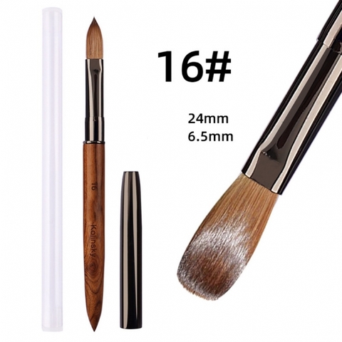 Cọ đắp bột lông chồn #16 Kolinsky cao cấp (5/10/30/50 pcs/case)