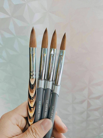 Cọ đắp bột Kolinsky Pro #14 LCNail (5/10/30/50 pcs/case)