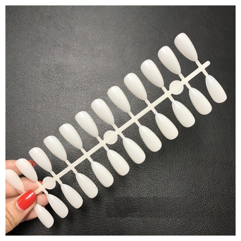 Móng thanh form bầu màu đục (5/10/30/50 set/case) (240 móng)