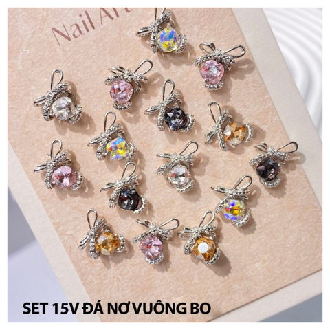 Đá nơ mix nhiều màu (5/10/30/50 set/case)