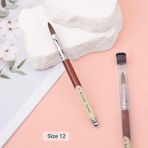 Cọ đắp bột Kolinsky Germany #12 (5/10/30/50 pcs/case)