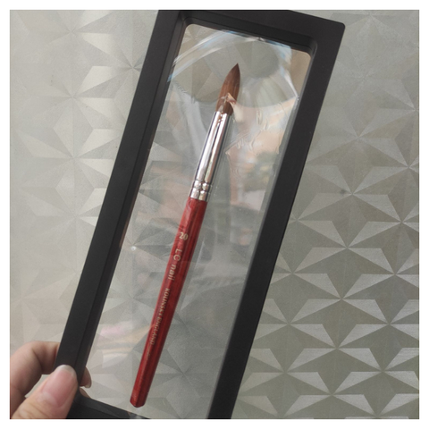 Cọ đắp bột Kolinsky cán gỗ #20 LCNail (5/10/30/50 pcs/case)