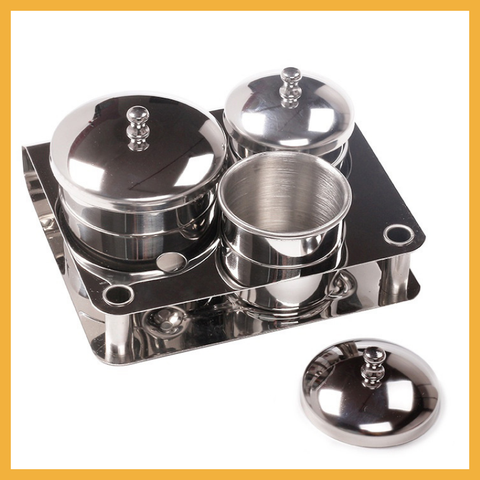 Bộ 3 inox đựng Liquid (5/10/30/50 set/case)