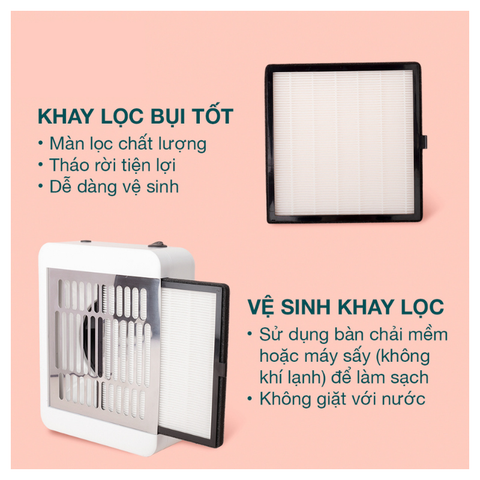Máy hút bụi nail L’UGX LG608 40W (1/5/10/30 pcs/case)