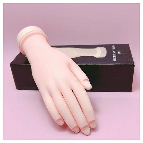 Bàn tay silicon học nail (5/10/30/50 pcs/case)