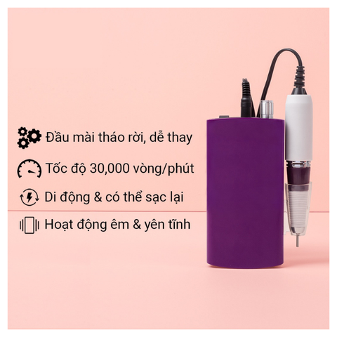 Máy mài móng tích điện US-801 (1/5/10/30 pcs/case)