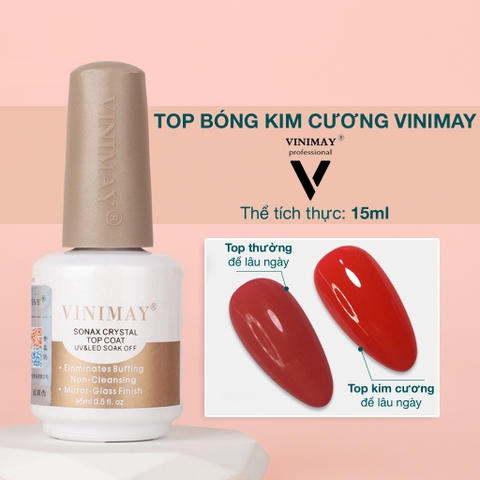Top bóng kim cương Vinimay (5/10/30/50 pcs/case)