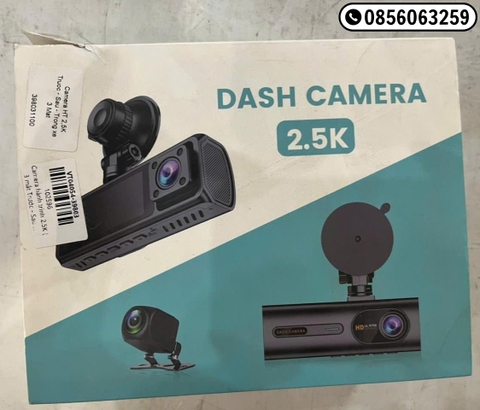 VT04054 Camera hành trình 2.5K ( 3 mắt Trước - Sau - Trong xe) 