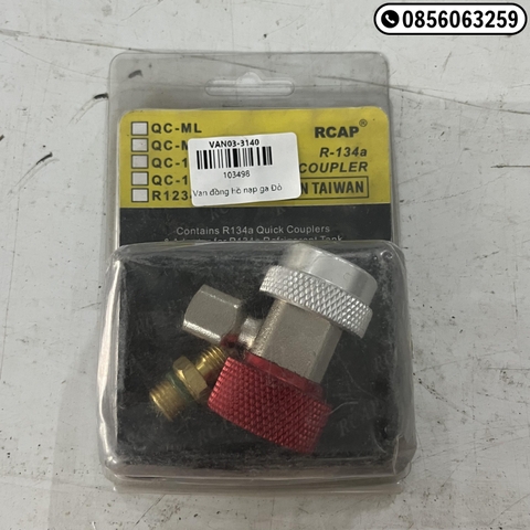 VAN03 Van đồng hồ nạp ga Đỏ