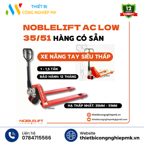 Xe Nâng Tay Siêu Thấp AC LOW 51 NOBLELIFT