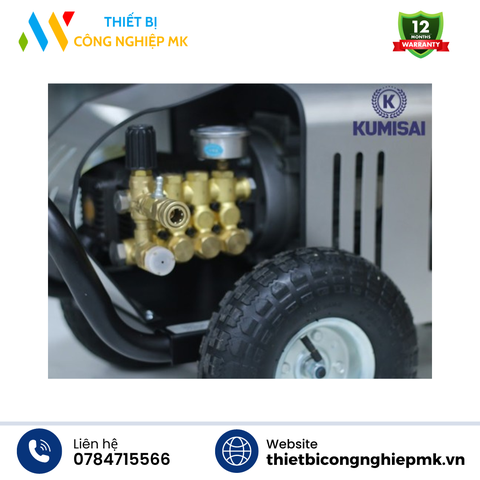 Máy Rửa Xe Kumisai 15M26-3.7S2 2600PSI
