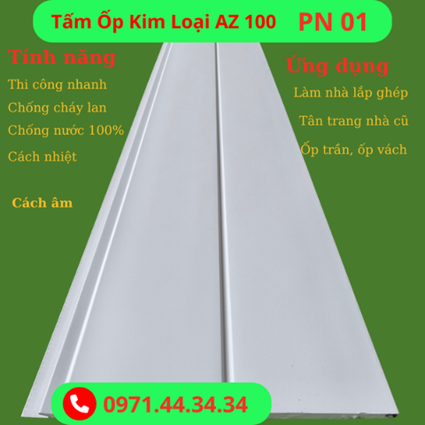 Tấm Ốp Tường Kim Loại AZ 100 - PN.01