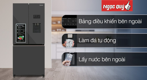 Tủ lạnh Panasonic Inverter 495 lít Multi Door PRIME+ Edition NR-CW530XMMV BH 2 năm