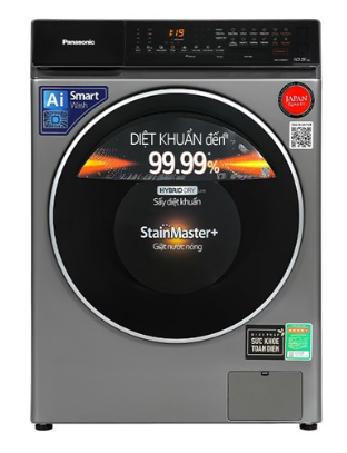 Máy giặt sấy Panasonic Inverter 10.5 kg NA-V105FC1LV