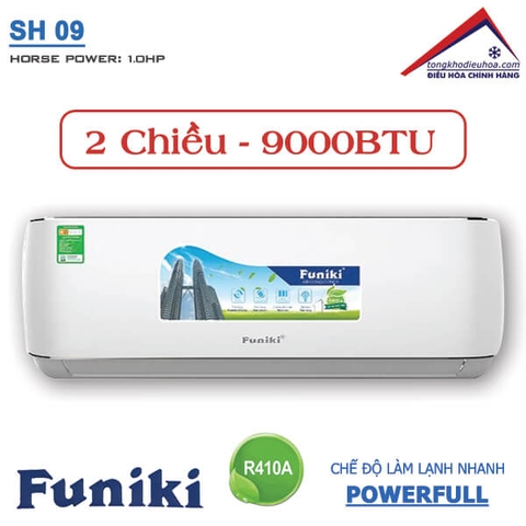 Điều hòa Funiki 2 chiều 9000BTU SH 09