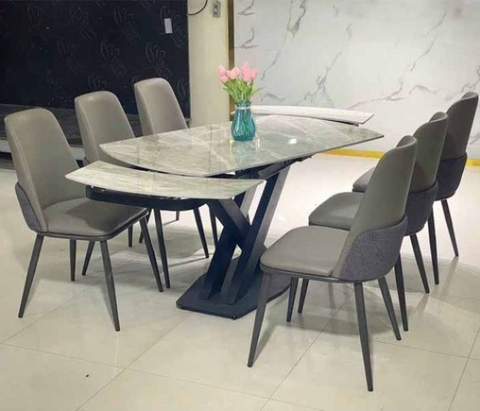 Bàn Ăn Thông Minh Nhập Khẩu Mặt Đá Chống Xước