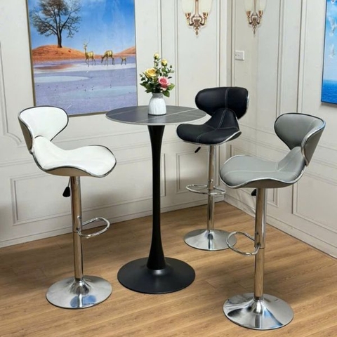 Bàn Bar Tulip Mặt Đá Chân Săt BAS03