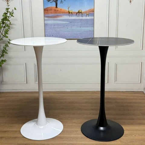 Bàn Bar Tulip Mặt Đá Chân Săt BAS03