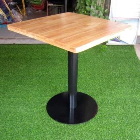 Bàn Cafe Mặt Gỗ Chân Săt CFS04