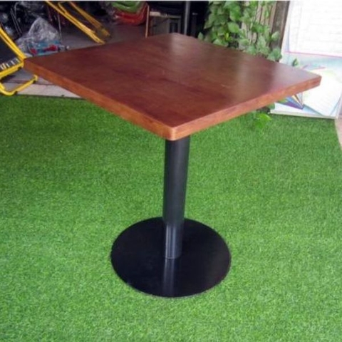 Bàn Cafe Mặt Gỗ Chân Săt CFS04