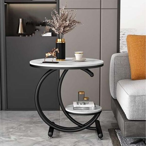 Bàn Góc Sofa Mặt Đá BG04