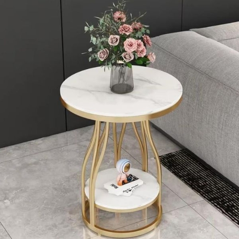 Bàn Góc Sofa Mặt Đá BG09