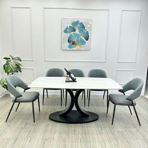 Bộ Bàn Ăn 4 Ghế Nhập Khẩu HT11