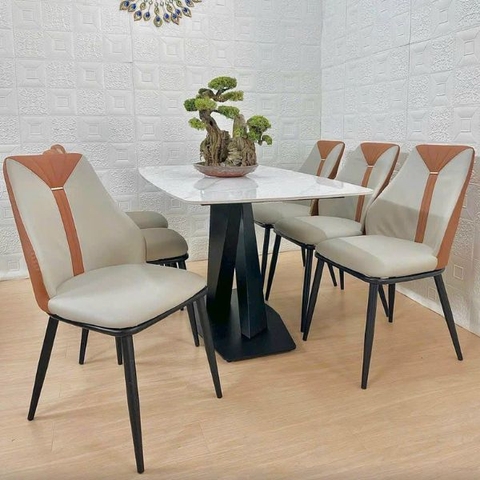 Bộ Bàn Ăn 6 Ghế Nhập Khẩu HT68