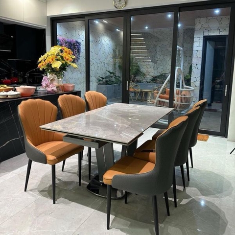 Bộ Bàn Ăn Thông Minh 6 Ghế HT01