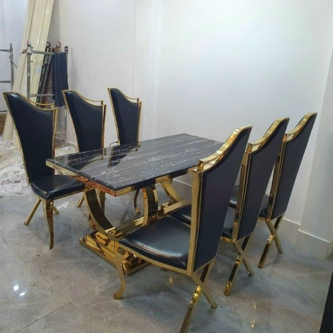 Bộ Bàn Ghế Ăn Tân Cổ Điển Nhập Khẩu PVD1