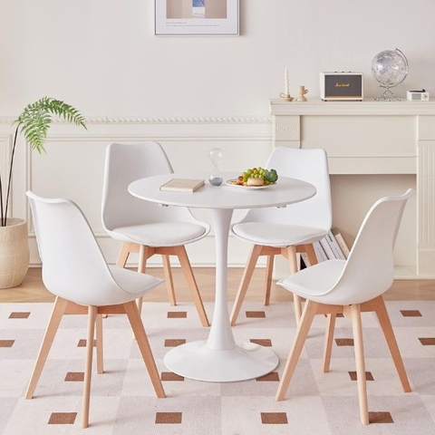 Bộ Bàn Ghế Tiếp Khách Bàn Tulip 4 Ghế Eames