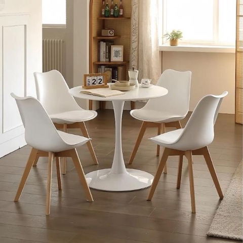 Bộ Bàn Ghế Tiếp Khách Bàn Tulip 4 Ghế Eames