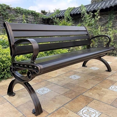 Ghế Băng Công Viên Nhôm Đúc GBN5