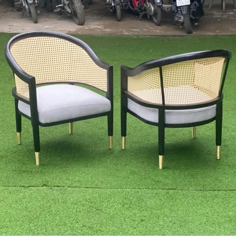 Ghế Cafe Grasse Gỗ Sồi Tựa Mây GF02