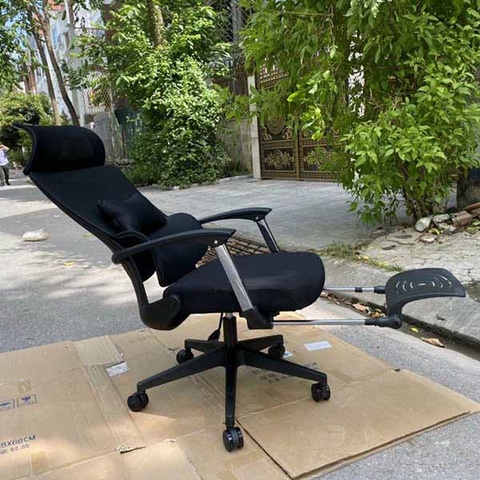 Ghế Công Thái Học Tựa Đầu Có Gác Chân GX15