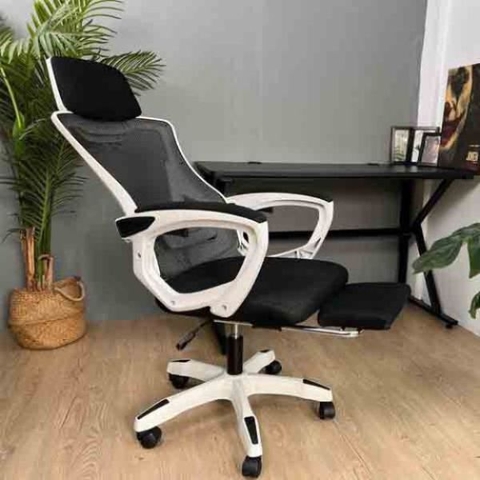 Ghế Công Thái Học Tựa Đầu Có Gác Chân GX16