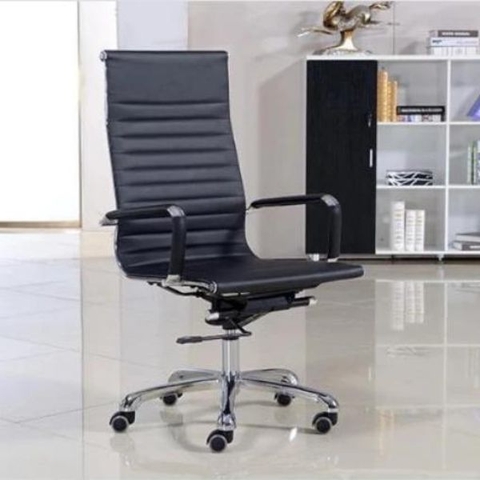 Ghế Da Lưng Cao Chân Xoay GX23