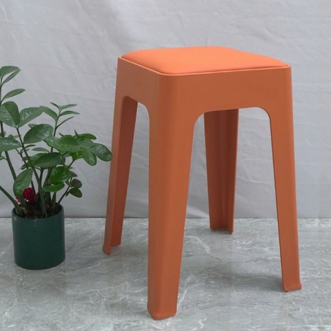 Ghế Đôn Nhựa Đúc Mặt Nệm