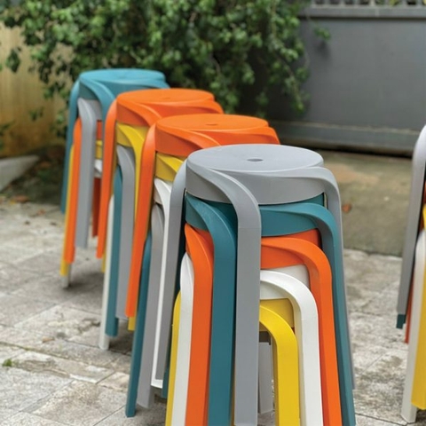 Ghế Đôn Nhựa Đúc